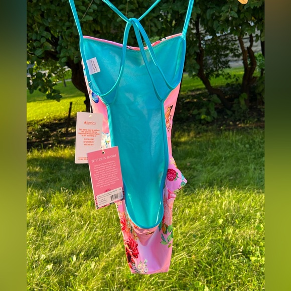 🌸Size 26 Floral Whimsy Karlie Sporti x Emma Weyant One Piece Suit—Labeled 28 - Picture 13 of 17